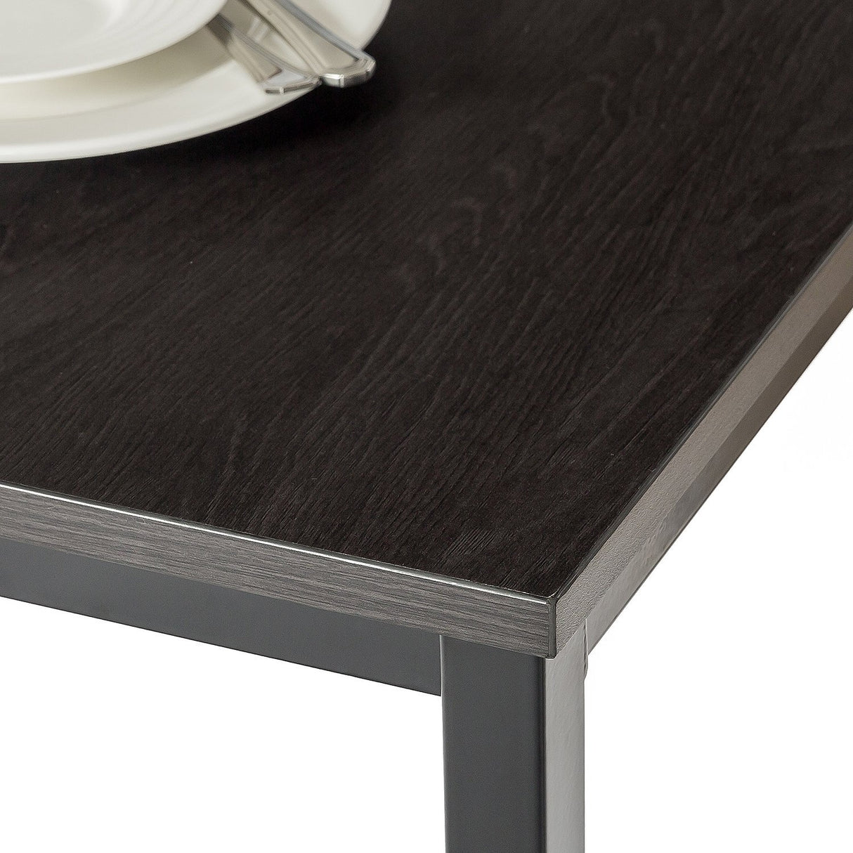 ZINUS Louis Modern Studio Collection Soho Dining Table with Two Benches (3 piece set) - Espresso Zinus