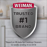 Weiman Glass Cooktop Heavy Duty Cleaner & Polish - Shines and Protects Glass/Ceramic Smooth Top Ranges with its Gentle Formula - 10 Oz., Clear Weiman