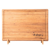 Personalized Cutting Board Customized Charcuterie Board Perfect for Weddings, Anniversaries, and Housewarmings Includes Gift Box and Stands. BrightTexts
