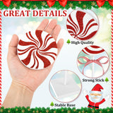 3 Pieces Christmas Table Decorations Wood Candy Set, Red Christmas Tiered Tray Decor,Rustic Christmas Candy Table Decorations for Home Tables(Cute) Sereliy