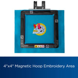 Brother Skitch Single-Needle Embroidery Machine powered by the required Artspira mobile app, 4” x 4” Embroidery Area, Bluetooth Connected Brother