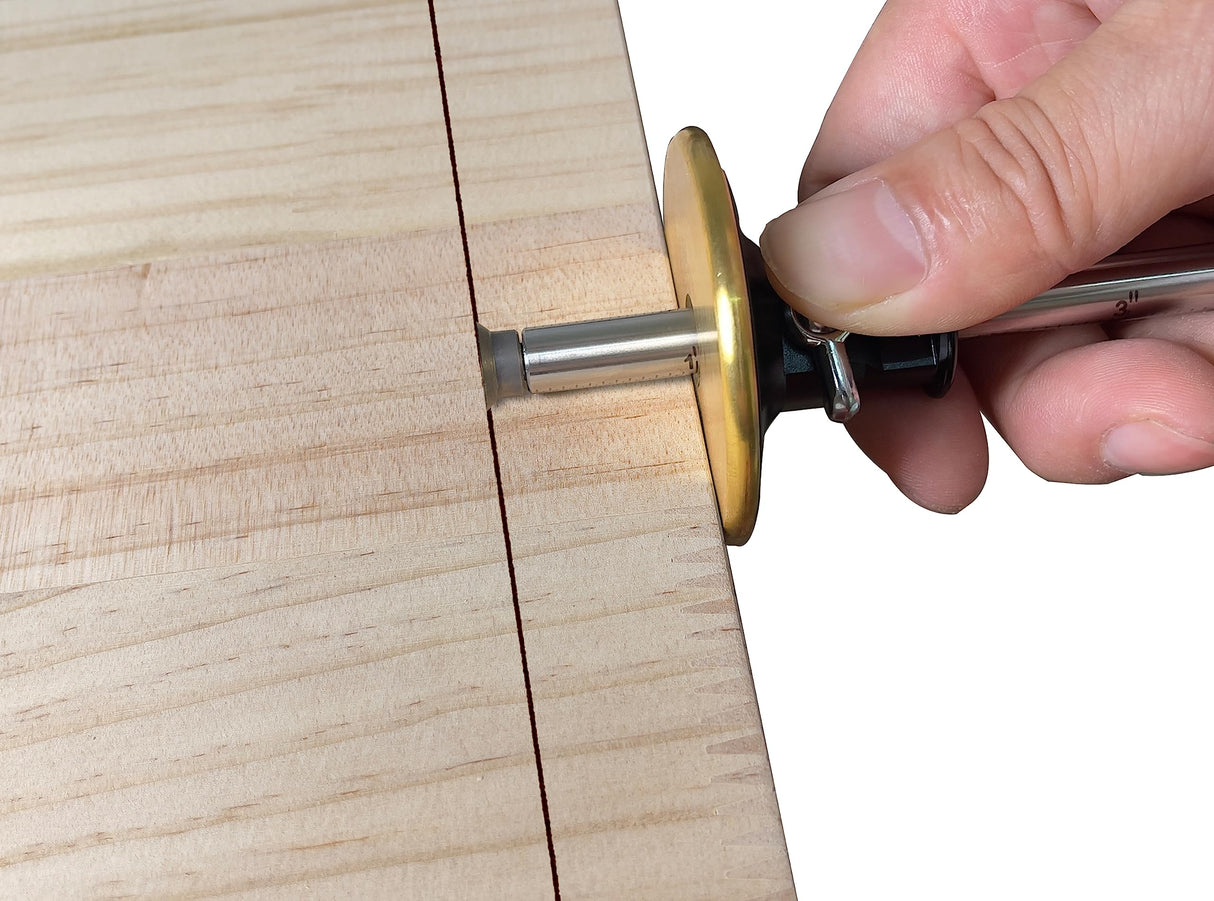 YOSELIN Dovetail Jig Wheel Marking Gauge Tool Set Include1 Bearing Wheel Cutter for Soft Wood 1 Locked Wheel Cutter for Hardwood 1 Woodworking Pencil 1 Separate Dovetail marking gauges YOSELIN