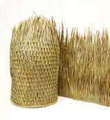FOREVER BAMBOO Mexican Palm Thatch Runner Roll Straw Roof Duck Blind Grass 35" H x 8' L FOREVER BAMBOO