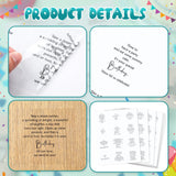 Watersay 240 Pcs Birthday Selection Peelable Stickers for Birthday Card Making Peelable Stickers for Adults Verses and Sentiments DIY Card Making Accessories Decoration Watersay