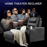 Chorlenimi Home Theater Seating Oversized Loveseat Recliner Chair Ultra-Comfortable Reclining Chair Power Recliners Chairs with Electric Recliners for Living Room (Black,Row of 3) Chorlenimi
