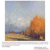 Ampersand Art Supply Gesso Wood Painting Panel: Museum Series Gessobord, 11" x 14", 1/8" Flat Profile Ampersand Art Supply