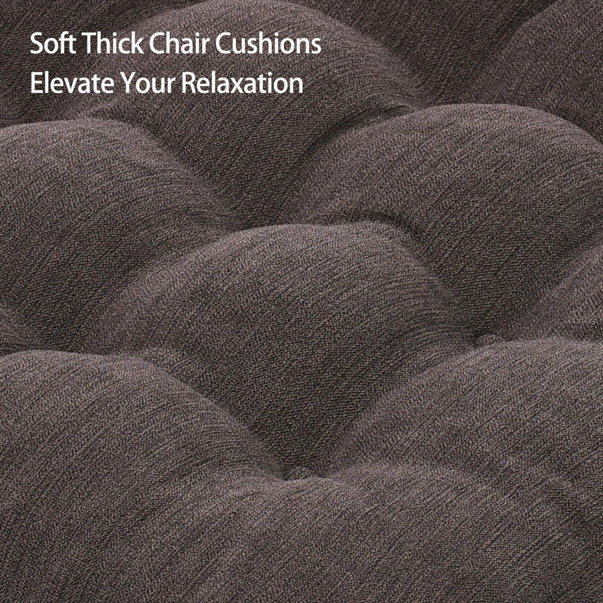 HAVARGO Recliner Cushions for Elderly, 20x20x5 Inch Thick Chair Cushion Patent Design Soft Tufted Dual Layer Booster Seat Cushions for Seniors Recliner Risers Taupe 1P HAVARGO