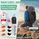 LUKETURE Triangle Camping Hammock, 13ft Multi Person Hammocks Max 1100 lbs for Outdoor Relaxing, Extra Large Hammock w/Ratchet/Webbing Straps (13ft-Triangle Camping Hammock) LUKETURE