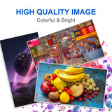 AYMSous Ink Refill Kit for HP 60 61 63 64 65 902 932 952 950 951 564 Refillable Ink Cartridge for HP Envy 4500 4520 5643 OfficeJet 6500a 6500 6000(6x100ML 3 Black, 1 Cyan. 1 Magenta, 1 Yellow) AYMSous