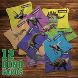 EARTH'SCODE Dinosaur Eggs Excavation Dig Kit, 12 Dino Egg with 12 Cute Unique Dinosaurs Inside Toys for Best Holiday & Birthday Archaeology Science STEM Crafts Gifts for Kids 3-12 Years Old EARTH'SCODE