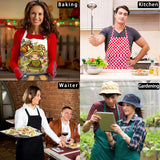 SATINIOR Sublimation Bib Apron Blank Kitchen Aprons with Pockets Unisex White Cooking Kitchen Apron for Restaurant Home (5 Pieces) SATINIOR