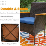 Sophia & William 9 Pieces Expandable Outdoor Dining Set for 8 People, Extendable Patio Dining Set with Metal Patio Table and 8 Rattan Chairs, Large Outdoor Dining Furniture Set for Porch Garden Sophia & William