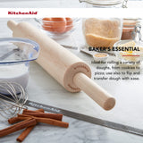 KitchenAid Maple Wood Handled Rolling Pin, 22-Inch KitchenAid