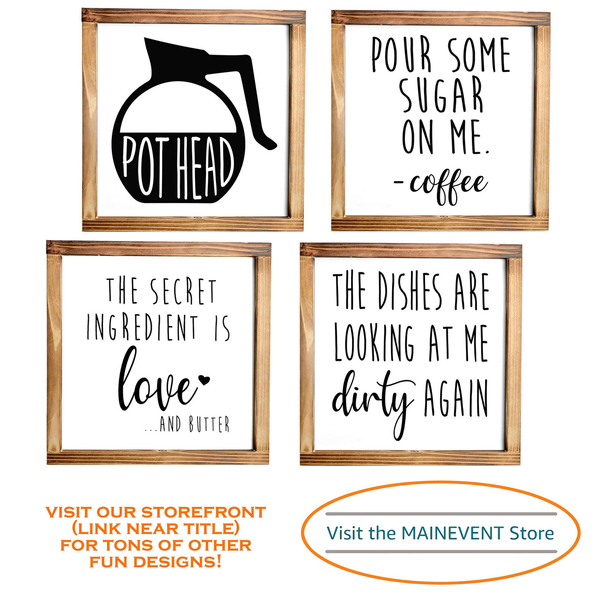 MAINEVENT Wood Decorative Sign, Funny Farmhouse Bathroom Wall Art, 12x12 inches, Wash Yer Hands Ya Filthy Animal MAINEVENT