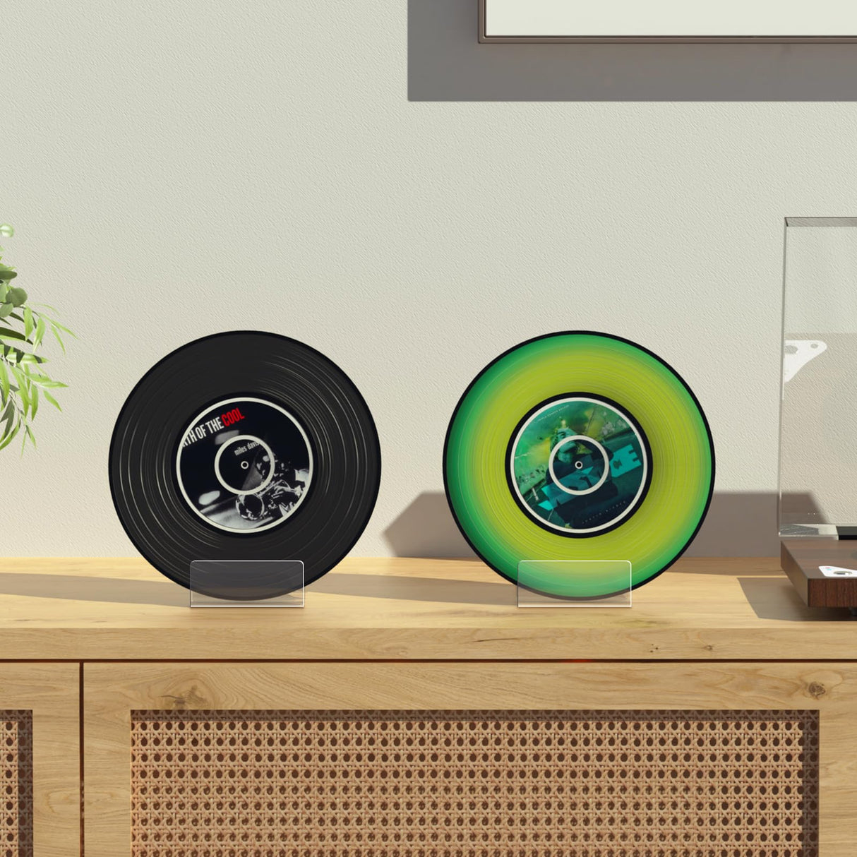 6 Pack Acrylic Book Stand, Clear Easel Stand for Display, Book Display Holder, Display Stand for Album, CD, Magazine, Postcard, Picture, Plate, Artworks, Phone, Tablet Aredpoook