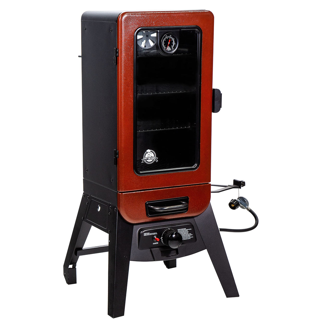 Pit Boss Grills PBV3G1 Vertical Smoker, Red Hammertone 684 sq inches (pack of 1) PIT BOSS
