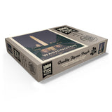 MyPuzzle Washington DC: Reflections of Freedom, Vintage Poster - Premium 1000 Piece Jigsaw Puzzle for Adults MyPuzzle.com