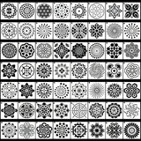 Augshy Mandala Stencils, 56 Pack Mandala Dot Painting Stencils for DIY Rock Art Projects on Wood Furniture Decoration (3.6x3.6 inch) Augshy