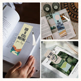 INCOK Christian Diamond Art Bookmarks - 6 Pcs DIY Bible Verse Diamond Painting Bookmarks with Mountains Rivers Pattern Religious Gem Art Craft Inspirational Gift for Reading Lovers Beginners INCOK