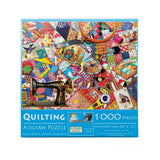 SUNSOUT INC - Quilting - 1000 pc Jigsaw Puzzle by Artist: Kate Ward Thacker - Finished Size 20" x 27" Quilting - MPN# 70006 SunsOut