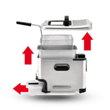 Deep Fryer with Automatic Oil Filter (FR800051) - Stainless Steel, 3.5 L T-Fal