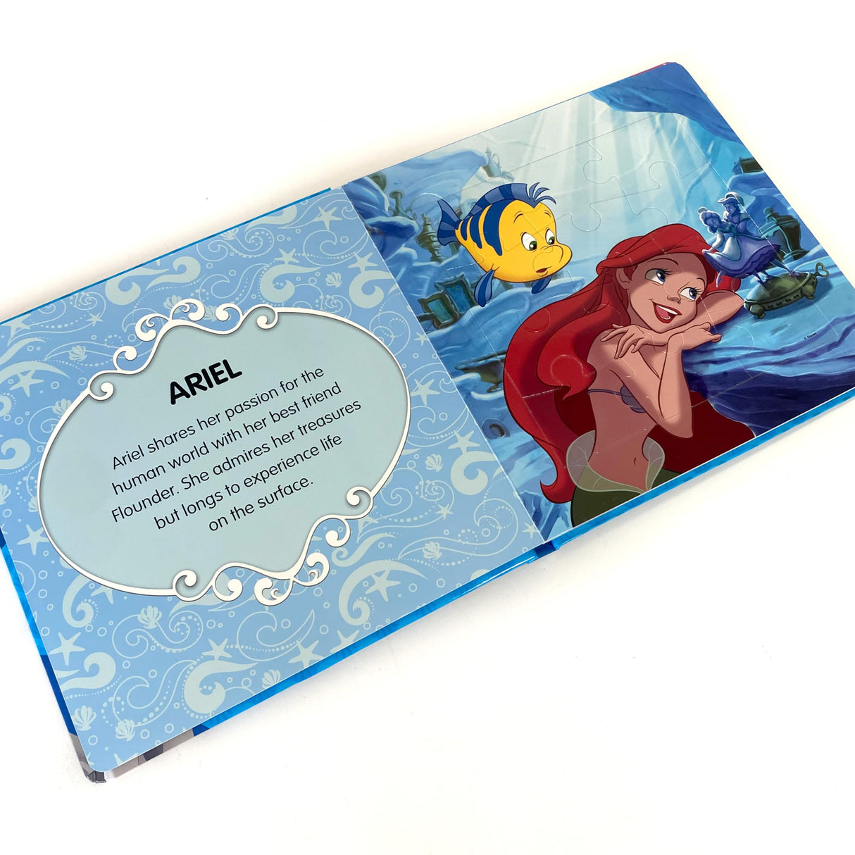 Disney The Little Mermaid My First Puzzle Book - Jigsaw Puzzles for kids, 10-page board book, 5 puzzles to enjoy Phidal