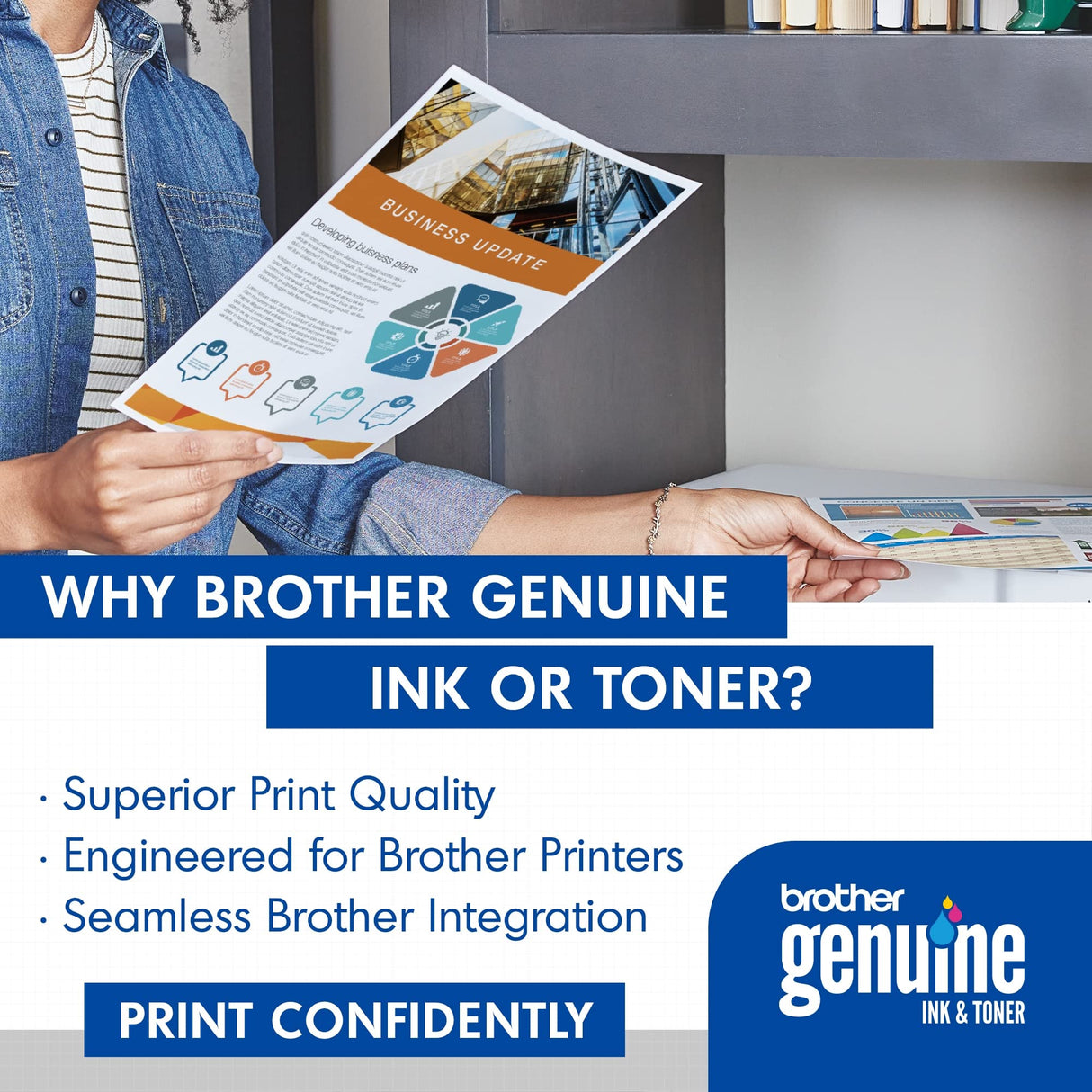 Brother Genuine Standard-Yield Toner Cartridge Four Pack TN223 4PK - includes one cartridge each of Black, Cyan, Magenta & Yellow Toner, Standard Yield, Model: TN2234PK Brother