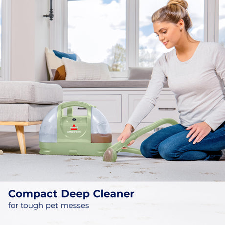 BISSELL Little Green Multi-Purpose Portable Carpet and Upholstery Cleaner, Car and Auto Detailer, with Exclusive Specialty Tools, Green, 1400B Bissell