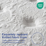 Suiforlun California King Mattress, 12 Inch Gel Memory Foam Hybrid Cal King Mattress in a Box, Medium Firm Pocket Spring Mattresses for Back Pain Relief, 120 Nights Trial Suiforlun