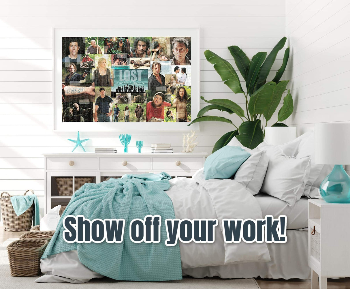 Lost TV Show Collage Puzzle for Adults and Kids | 1000 Piece Jigsaw Puzzle Toy | Challenging Interactive Brain Teaser for Family Game Night | 28 x 20 Inches Toynk