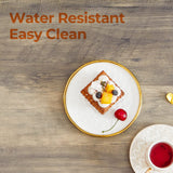 GreenForest Coffee Table for Living Room with Round Corners Farmhouse Style Center Table with Storage Shelf 39 Inch Space Saving Easy Assembly Gray Wash GreenForest