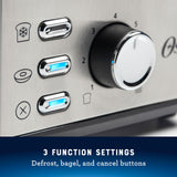 Oster 2-Slice Toaster with Extra Wide Slots, Stainless Steel Oster