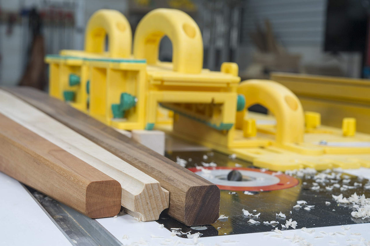 Microjig Grr-ripper Advanced (2-Pack) with MicroDial Tapering Jig | For Table Saws, Router Tables, Jointers, and Band Saws | For DeWalt/Makita/Bosch/Skil/Jet/Powermatic/SawStop and More MICROJIG