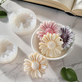 KCKHFA Daisy Flower Silicone Candle Mold, Moldes para Velas for Candles, Handmade Soaps, Bath Bombs, Lotion Bars, Resin Crafts, Concrete Decorations KCKHFA