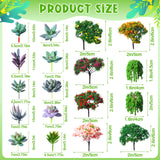 WinnerWhy 116 Pcs Fairy House Accessories Kit Miniature Garden Accessories Terrarium Decoration Mini Diorama Figurines Miniature Landscape Trees Simulated Succulents for DIY Garden Doll House Craft WinnerWhy