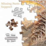 Forest Sunset Puzzles for Adults 1000 Pieces, Difficult Challenge Tree of Life Jigsaw Puzzles, Autostereoscopy River Scene Paper Art Puzzles as Wall Decor PPuzzling