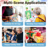 Landscape Paint by Numbers Kit for Adults, Landscape Paint by Number for Adults Beginners, DIY Crafts Painting by Number for Gift Home Wall Decor 16x20 inch hkejoi