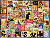 Buffalo Games - Lewis T. Johnson - Cats on Stamps - 750 Piece Jigsaw Puzzle for Adults -Challenging Puzzle Perfect for Game Nights - Finished Size is 24.00 x 18.00 Buffalo Games