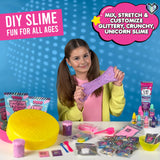 YOLO Unicorn Candy Craze Slime Kit - DIY Slime Making Set for Girls 8-12 with 40+ Magical Add-ins, Glitter & Cloud Slime Supplies YOLO Attitude