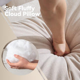 POYISOU 101" Cloud Couch Sectional Sofas for Living Room, L Shaped Modular Couch with Ottoman, Large Convertible Modern 3 Seats Sofa Chenille Comfy Couches for Apartment Lounge, Beige POYISOU