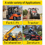 SEATIN Universal Forklift Seat W/Switch,Retractable Safety Belt fits Toyota Forklift Aftermarket,Tractor,Skid Loader,Excavator,Dozer,Backhoe,Telehandler,UTV,ATV SEATIN