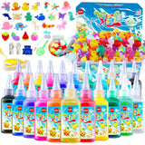 QANIY Magic Water Elf Toy Kit with 20 Magic Gels and 24 Shape MoldsMagic Water Elf, Aqua Fairy, Magic Water Gel Kit, DIY Squishy Maker Kit, Magic Water Art Kit Favors, Kids Crafts Ages 4-8 QANIY