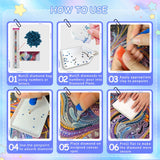 KEYRANKE 12 Pack Diamond Painting Kits for Adults 5D DIY Princess Diamond Art Kit Paint with Round Full Drill Diamonds for Beginners Gem Paintings Art for Home Wall Decor Gifts(12X12 Inch) KEYRANKE