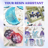 LET'S RESIN UV Light Advanced,Two-Sided Longer time Setting(2m,3m,5m) UV Lamp with Single Head Adapter, Large Size 36 Beads LED UV Light for Resin Curing,Resin Molds,DIY Craft Decor(Purple) LET'S RESIN