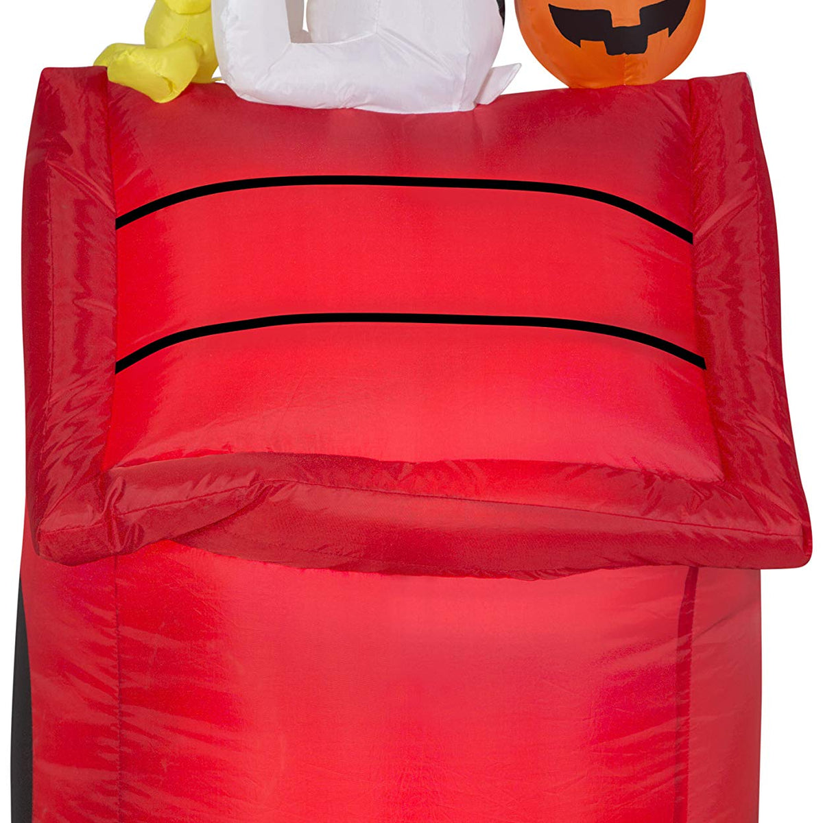 Gemmy Airblown Inflatable Snoopy as Red Barron and Woodstock on Doghou ...