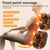 FDW 2025 Shiatsu Massage Chairs Full Body and Recliner Zero Gravity Massage Chair Electric with Built-in Heart Foot Roller Air Massage Easy to Move for Home Office,Black FDW