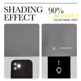 NICETOWN Grey Blackout Curtains 108 inches Long for Bedroom - Grommet Triple Weave Energy Saving Thermal Insulated Solid Drapes Sound Reducing Window Treatments for Living Room, W52 x L108, 2 Panels NICETOWN