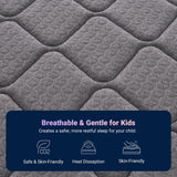 Avenco Twin Mattress, 6 Inch Twin Size Mattress in a Box for Kids, Medium Firm Hybrid Mattresses with Bonnell Spring and Gel Memory Foam for Cool Night Sleep & Pressure Relief, CertiPUR-US Certified Avenco
