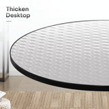 Athena Collection Bar Table Modern Round Cocktail Table Height Adjustable, Tall Bistro Pub Table with Sturdy Base, Suitable for Home, Kitchen, Pub, Restaurant, Silver Athena Collection