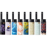 BIC EZ Reach Candle Lighter, The Ultimate Lighter with Wand for Candles, Assorted Home Decor Designs, 3 Count Pack of Long Lighters BIC
